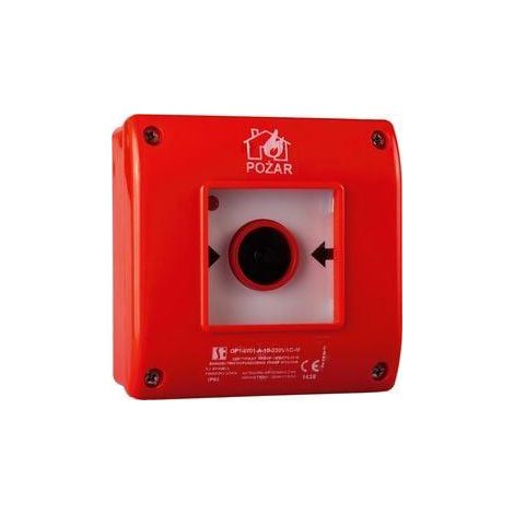 Spamel OP1-W01-A11 Press Button Alarme Incendie Rouge