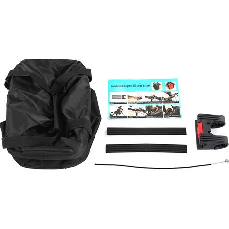 Panier avant de vélo amovible et étanche, guidon de vélo, sac de cadre de transport pour animaux de compagnie (1/5)