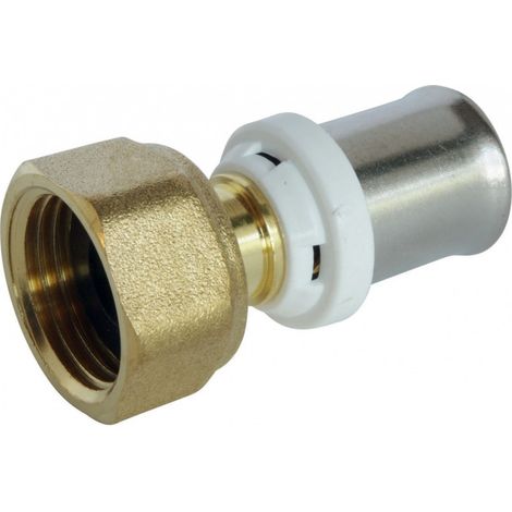 Racor recto multicouche Codital 16mm tuerca giratoria 1/2"