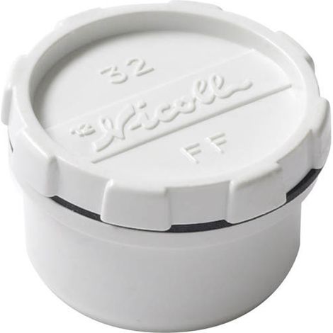 NICOLL Tampon de visite avec bouchon mf Ø32 blanc