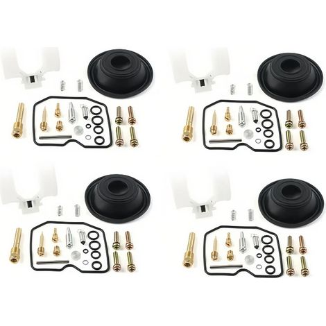 Ce kit de réparation de carburateur est applicable à la Kawasaki Ninja 600R ZX600 A (1985-1987).