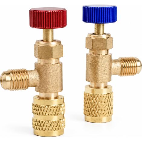 Soupape de sécurité pour réfrigérant R410A R22, adaptateur de réfrigérant (1/5)