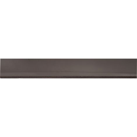 Burlete adhesivo pvc flexible 1m x 38mm marrón (1/2)