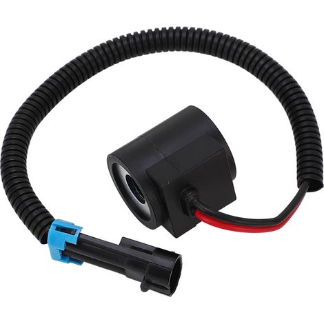 Bobine d'électrovanne 12 V avec connecteur, diamètre de trou de 1/2 pouce, référence 6671025, pour chargeuse compacte Bobcat 751, 753, 763, 773 et 7753 (1/5)