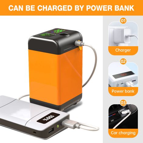 Pompe de douche de Camping en plein air avec affichage numérique Intelligent, électrique Portable