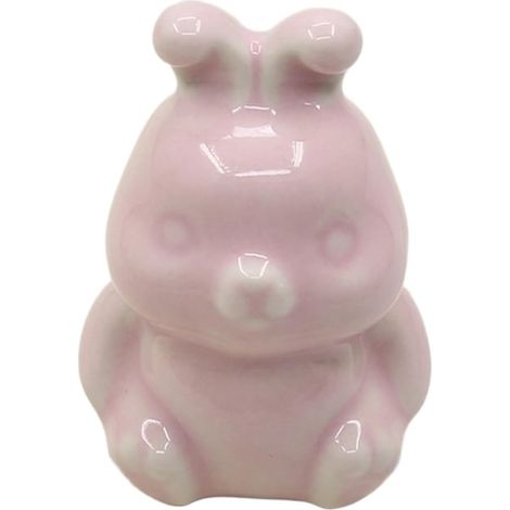 Ceramic rabbit drawer, 5.5cm, for decoration (Pale Pink) (1/5)