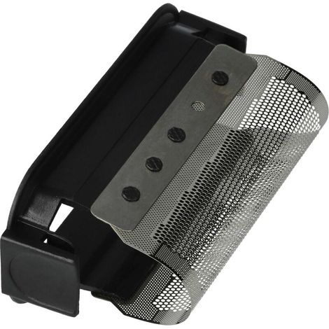 Pellicola Protettiva Sostitutiva per Rasoi Elettrici Braun Serie 420/422/428 + Cornice, Nero/Argento-Prodotto compatibile (1/2)