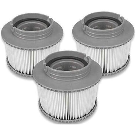 Filtre,Cartouches de Filtre de Piscine,Filtre Cartouches de Rechange de Filtre pour Baignoire,Spa,Piscine (3PCS) (1/5)