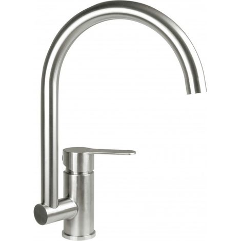 Neo Lupo rubinetto da cucina in acciaio inox monocomando