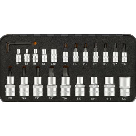 Primaster-Mechaniker-Bitsteckschlüssel-Set 24 teilig (1/2)