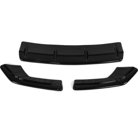 Diffuseur de pare-chocs arrière look Maxton noir brillant + extensions latérales pour berline 8V phase 2 2017-2021 (1/5)