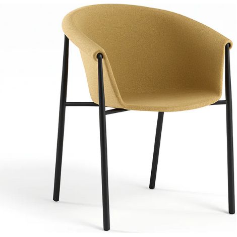 Electra, Set di 2 sedie in tessuto Giallo (58cm X 56cm H. 79cm)  Duzzle (1/5)
