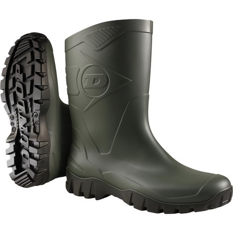 Dunlop DEE - Stivali impermeabili Verde Antiscivolo senza puntale Numero: 47