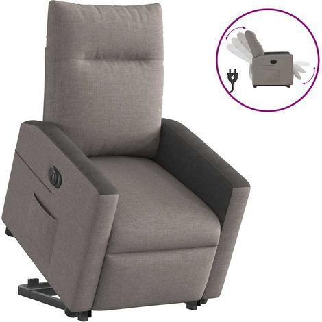Maison Exclusive - Relaxsessel mit Aufstehhilfe Elektrisch Taupe