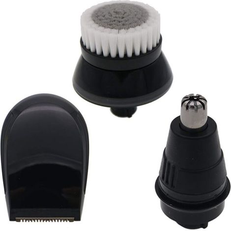 Tête de rechange pour coupe-bordures + brosse de nettoyage + tondeuse pour Philips RQ1050 RQ1060 Norelco RQ585/52 Series 9000 & 7000 RQ1260 RQ12 (1/5)