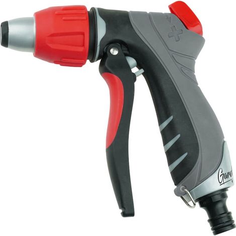 Pistola pulverizadora DEDRA: ajuste de boquilla, gatillo metálico