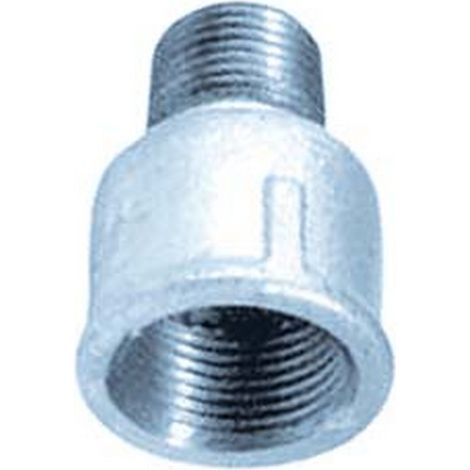 5PZ MANICOTTO MASCHIO FEMMINA IN GHISA ZINCATA - MF 1 1/2"