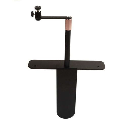 Concealed projector mount, black projector stand without drilling, telescopic height of about 13cm (1/5)