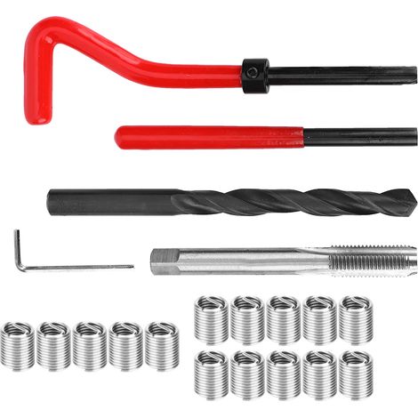 Kit de réparation de manchons filetés en 20 pièces pour filetages internes M9x1,25 (1/5)