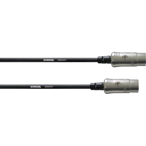 Câble de liaison MIDI [1x XLR mâle 5 pôles - 1x XLR mâle 5 pôles] Cordial CFD 1,8 AA noir 1.80 m (1/2)