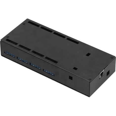 Boîtier de relais 16 canaux avec port RJ45, châssis amplificateur de puissance pour ordinateur, accessoire de montage (1/5)