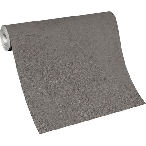 BRICOFLOR Papier Peint graphique taupe Papier Peint intissé effet pierre pour salon, chambre & plus Tapisserie imitation pierre taupe (1/4)