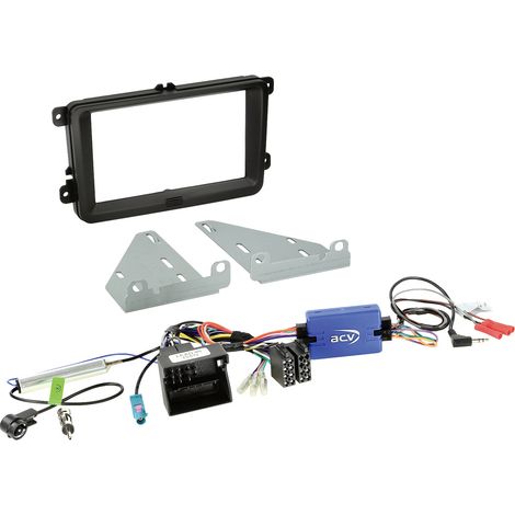 ACV 621320-30-02 Autoradio Einbaublende DoppelDIN Passend für (Auto-Marke): Seat, Skoda, Volkswagen