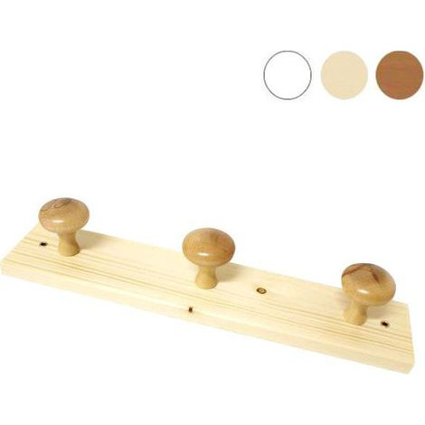 Appendiabiti Legno Posti 2 Bianco Xtra