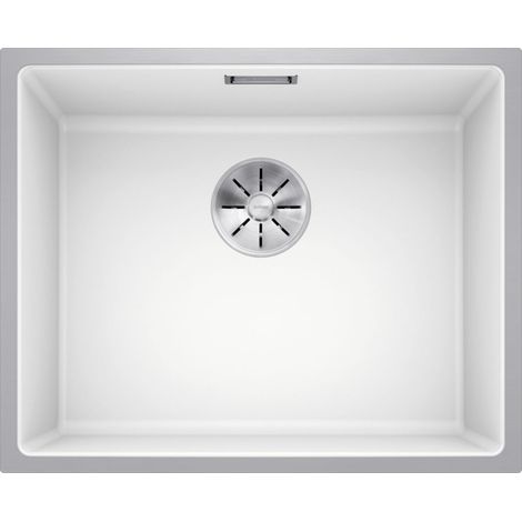 Blanco Subline 500 - Évier en silgranit, 543x443 mm, SteelFrame, InFino, blanc 524110 (1/5)