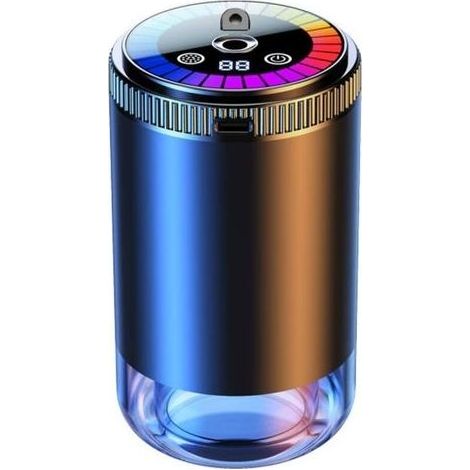 Diffuseur d'huiles essentielles pour voiture avec parfum, diffuseur d'aromathérapie portable USB avec lumière dynamique, adapté aux voitures, bureaux, maisons et chambres (1/4)