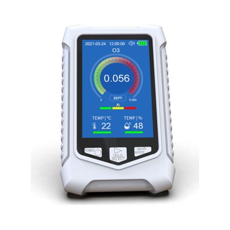 Analyseur D'Ozone Portable Multifonctionnel Intelligent O3 Compteur D'Ozone DéTecteur de Gaz Capteur Qualité de L'Air Pollution (1/5)