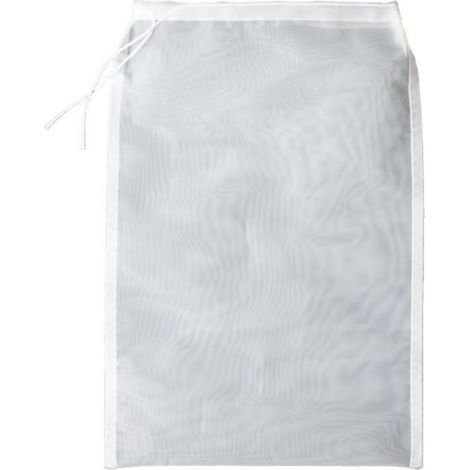 Sollbry 10 Stück 200 Mesh wiederverwendbare Filterbeutel mit Kordelzug, Mehrzweck-Lebensmittelqualität, feinmaschiges Lebensmittelsieb, Filterbeutel für Nussmilch, Saft, kaltes Brauen, Heimbrauen (1/5)