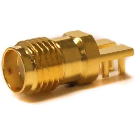 Mueller Electric BU-1420761801 Spina adattatore Presa SMA - Circuito stampato Ottone