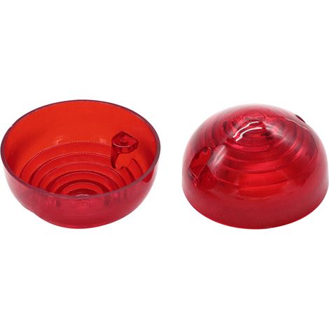 2 pièces couvercle d'objectif lentilles de lumière latérale remplacement de frein arrière pour Land Rover Defender 90 110, rouge (1/5)