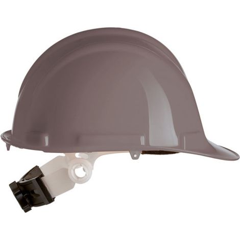 Casco alto brillo con rosca dorsal, EN397 SR  Gris