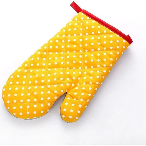 Mikrowellenhandschuhe, hitzebeständige, isolierte Kochhandschuhe aus Baumwolle