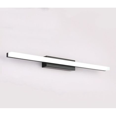 Applique de salle de bain LED 40 cm 9W – Acier inoxydable et acrylique – Lumière blanche froide 6000K – 800 LM – Résistante à l'humidité (1/5)