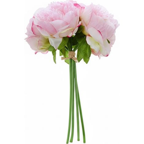 Künstliche Pfingstrose - Seide - Hellrosa. Diese künstliche Seidenblume gibt die detailgetreue Realität einer Pfingstrose wieder. (1/5)