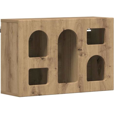 Maison Exclusive - Armadio pensile Rovere artigianale 60 x 20 x 40 cm