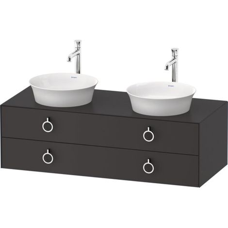 Duravit White Tulip, Waschtischunterbau wandhängend, Breite 1300 (1/2)