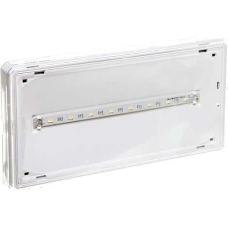 Notausgangsleuchte LED 3W 1h Einwegleuchte AT weiß ETE/3W/B/1/SE/AT/WH