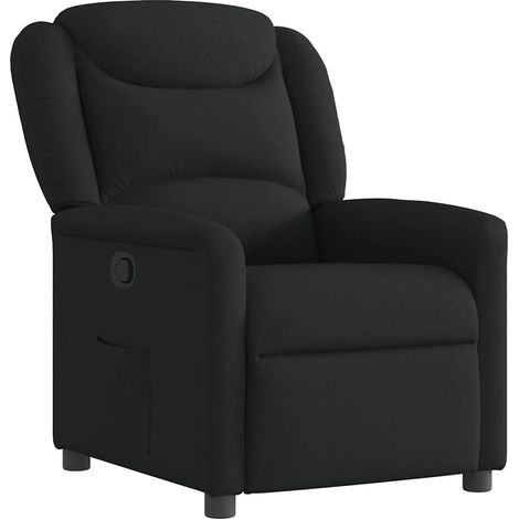 Maison Exclusive - Relaxsessel Schwarz Stoff