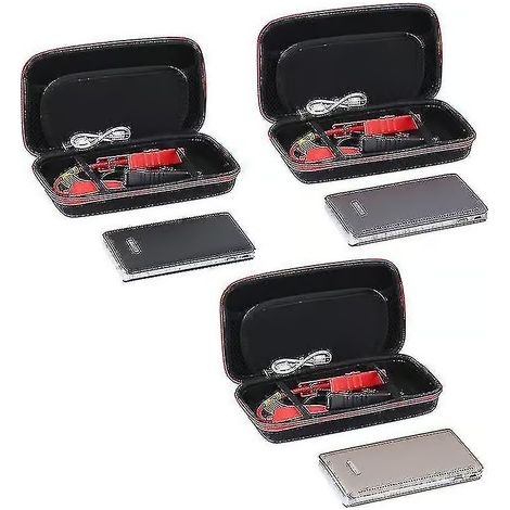 Démarreur de voiture portable 30 000 mAh avec chargeur LED et batterie externe de secours (1/4)