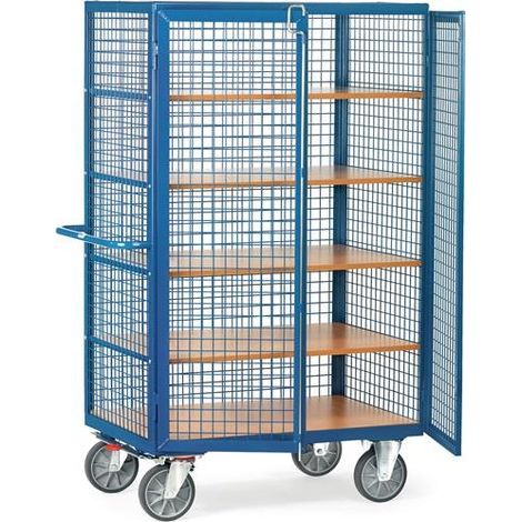 Fetra Kastenwagen offen, mit eingeschweißtem Drahtgitter und Doppel-Flügeltür verkleidet 1000x680 (1/2)