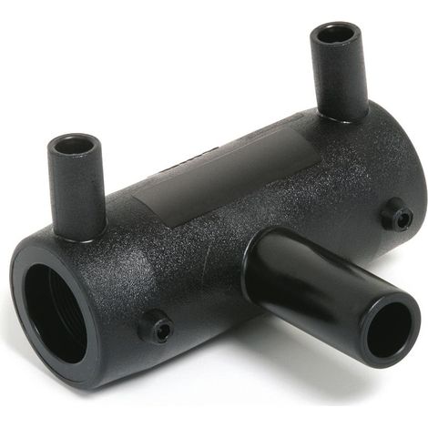 SMARTFUSE T-Stück 25 - 20 - 25, PE 100, schwarz (1/2)