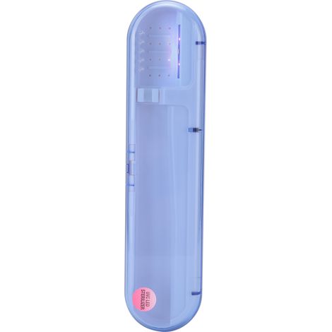 Épurateur UV LED portable ZL‑08L pour brosse à dents et dentifrice, stérilisateur violet et bleu (1/5)