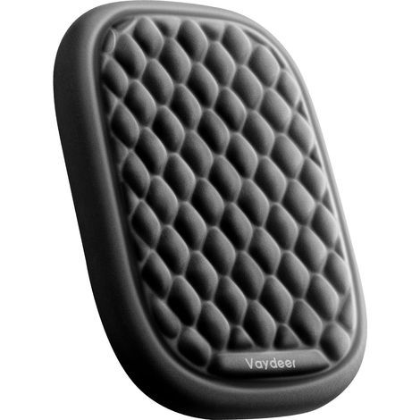VAYDEER Tastatur-Handgelenk- und Ellenbogenauflage mit Memory-Schaum-Armlehne für Schreibtische – Entlastet Arme und Ellenbogen bei der Computernutzung, Einzelpackung (Schwarz) (1/5)