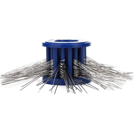 Brosse de polissage en fil métallique 0.3mm bleue pour bijoux et artisanat - Outil de finition et accessoire de traitement (1/5)