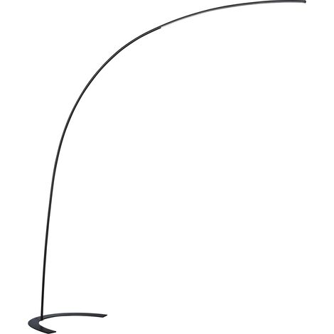 Piantana da Interno a LED in Metallo Nero (1/3)