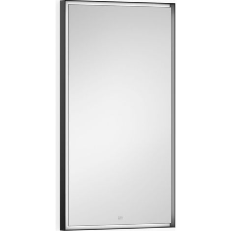 Dornbracht Lichtspiegel eckig, Höhe 800mm, mit LED-Beleuchtung,